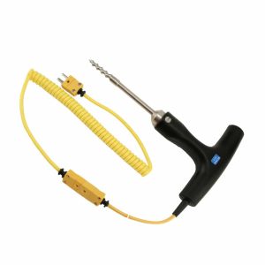 Heavy Duty T-Handle Frozen Food Probe. Corkscrew Tip  (-175)
