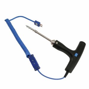 Type T Heavy Duty T-Handle Frozen Food Probe. Corkscrew Tip  (-175)